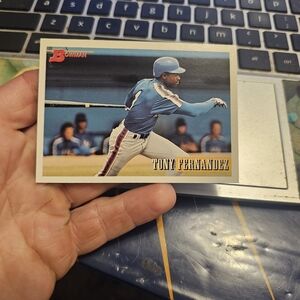 Tony Fernandez baseball card